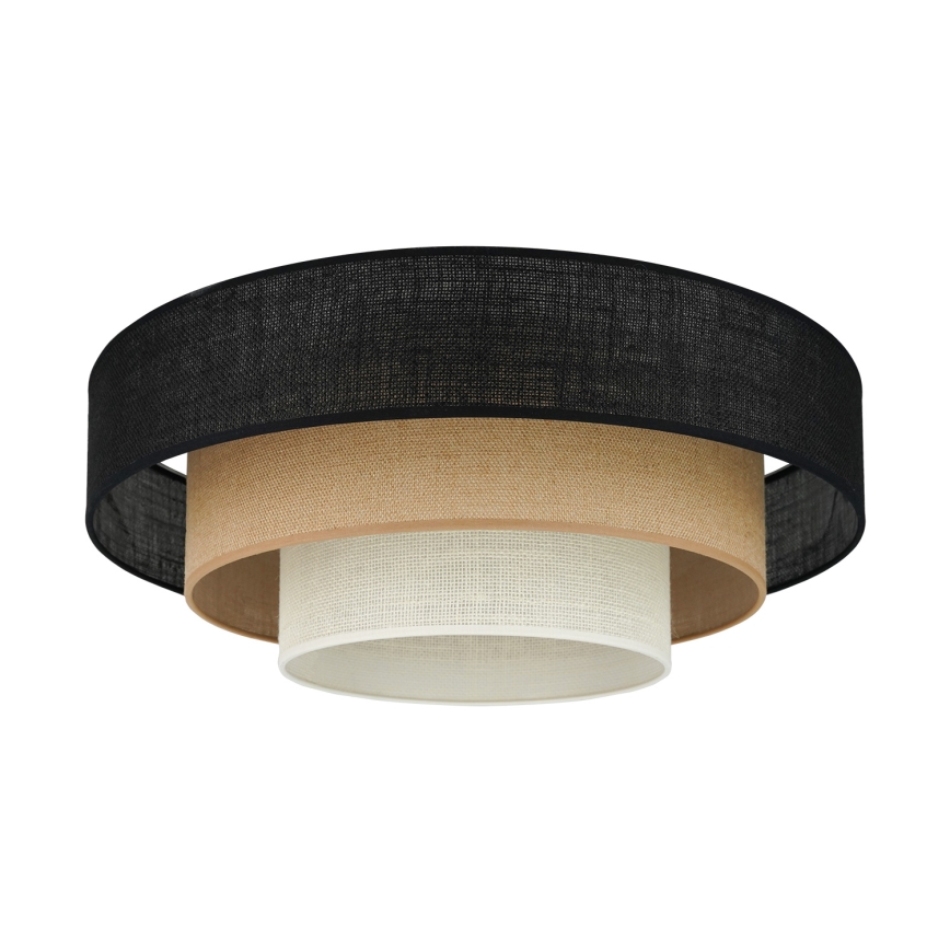 Brilagi - Stropna svjetiljka ASPEN LUNETA LED/12W/230V pr. 60 cm 3000K/4000K/6400K crna/bež/krem