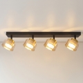 Brilagi - Stropna svjetiljka AURA LUX 4xGX53/30W/230V crna/zlatna