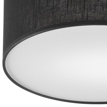 Brilagi - Stropna svjetiljka BELLADONNA 1xE27/15W/230V pr. 30 cm crna/hrast