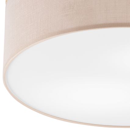 Brilagi - Stropna svjetiljka BELLADONNA 2xE27/15W/230V pr. 40 cm bež/bor