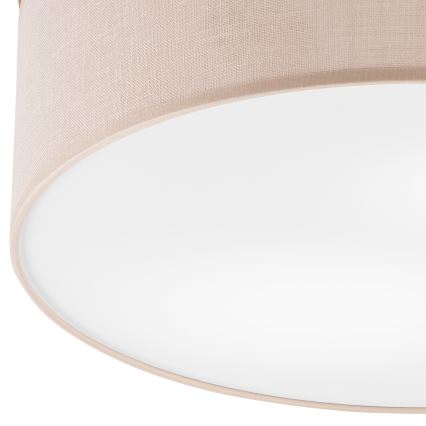 Brilagi - Stropna svjetiljka BELLADONNA 2xE27/15W/230V pr. 40 cm bež/hrast