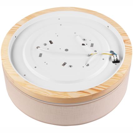 Brilagi - Stropna svjetiljka BELLADONNA 3xE27/15W/230V pr. 50 cm bež/bor