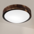 Brilagi - Stropna svjetiljka CARVALHO SLIM SMOKEY 1xE27/60W/230V hrast Ø 27,5 cm