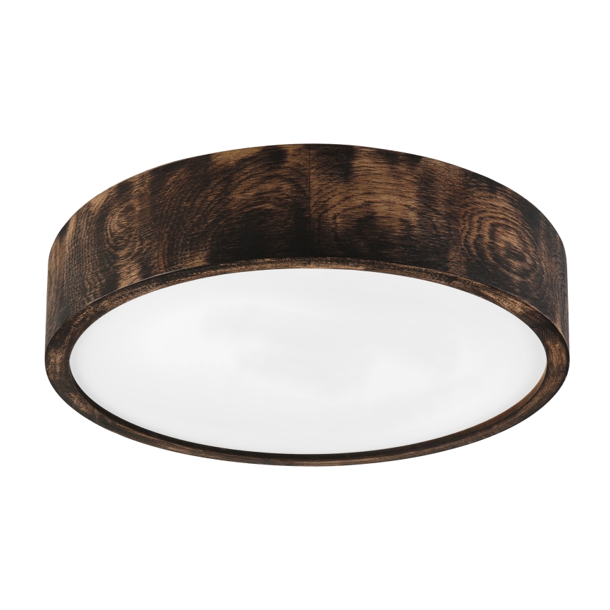 Brilagi - Stropna svjetiljka CARVALHO SMOKEY 2xE27/60W/230V, hrast, promjer 37,5 cm