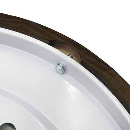 Brilagi - Stropna svjetiljka CARVALHO SMOKEY 2xE27/60W/230V, hrast, promjer 37,5 cm