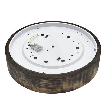 Brilagi - Stropna svjetiljka CARVALHO SMOKEY 2xE27/60W/230V, hrast, promjer 37,5 cm