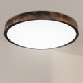 Brilagi - Stropna svjetiljka CARVALHO SMOKEY 3xE27/15W/230V hrast pr. 47,5 cm
