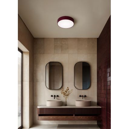 Brilagi - Stropna svjetiljka CLARE 2xE27/24W/230V promjer 30 cm bordo