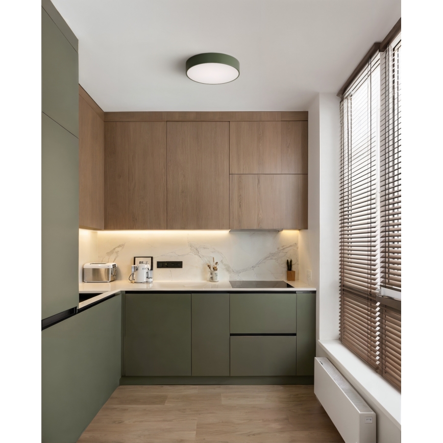 Brilagi - Stropna svjetiljka CLARE 2xE27/24W/230V, promjer 30 cm, khaki