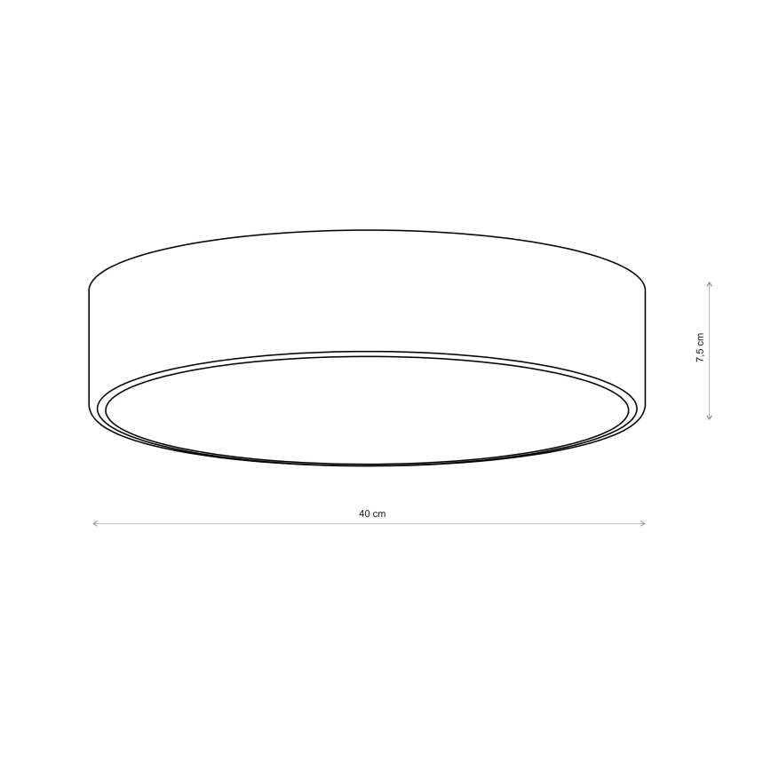 Brilagi - Stropna svjetiljka CLARE 3xE27/24W/230V promjer 40 cm kaki
