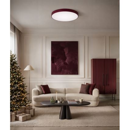 Brilagi - Stropna svjetiljka CLARE 4xE27/40W/230V Ø 50 cm bordo
