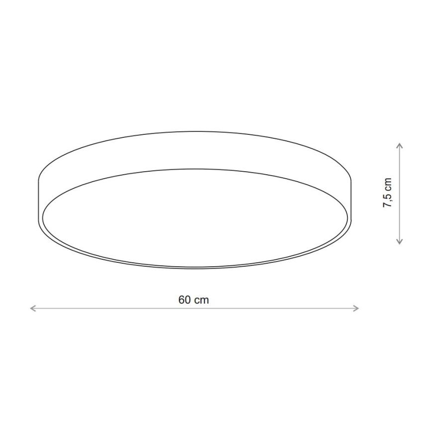 Brilagi - Stropna svjetiljka CLARE 5xE27/24W/230V pr. 60 cm bež