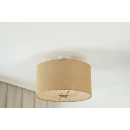 Brilagi - Stropna svjetiljka COUNTRY ROLLER 1xE27/15W/230V promjer 50 cm bež
