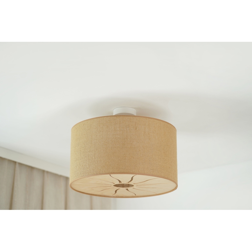 Brilagi - Stropna svjetiljka COUNTRY ROLLER 1xE27/15W/230V promjer 50 cm bež