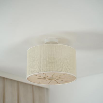 Brilagi - Stropna svjetiljka COUNTRY ROLLER 1xE27/15W/230V promjer 45 cm kremasta