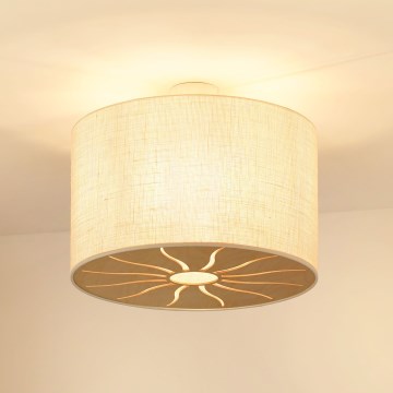 Brilagi - Stropna svjetiljka COUNTRY ROLLER 1xE27/15W/230V promjer 50 cm kremasta