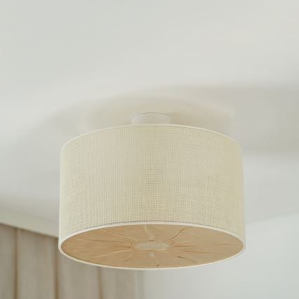 Brilagi - Stropna svjetiljka COUNTRY ROLLER 1xE27/15W/230V promjer 50 cm kremasta