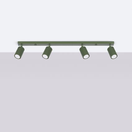 Brilagi - Stropna svjetiljka CRESTO 4xGU10/10W/230V zelena