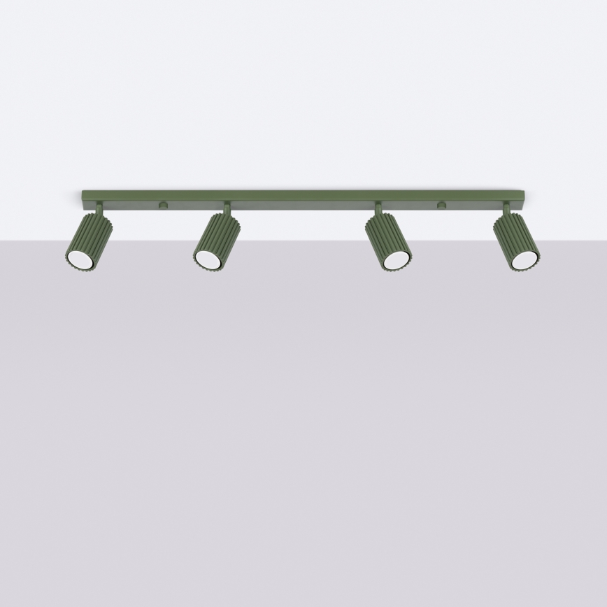 Brilagi - Stropna svjetiljka CRESTO 4xGU10/10W/230V zelena