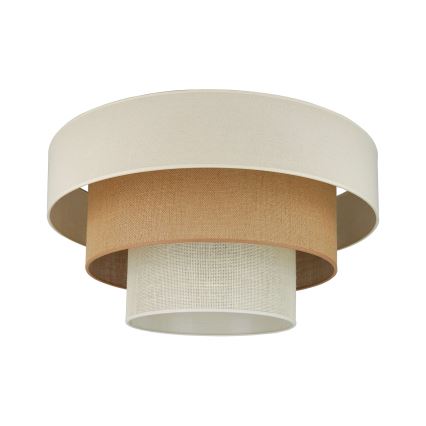 Brilagi - Stropna svjetiljka DENVER LUNETA 1xE27/15W/230V pr. 45 cm bež/smeđa/krem