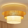 BRILAGI - Stropna svjetiljka DENVER LUNETA 1xE27/15W/230V promjer 45 cm bež/smeđa/krem