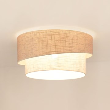 Brilagi - Stropna svjetiljka DOVER SHINE 1xE27/15W/230V pr. 50 cm siva/krem