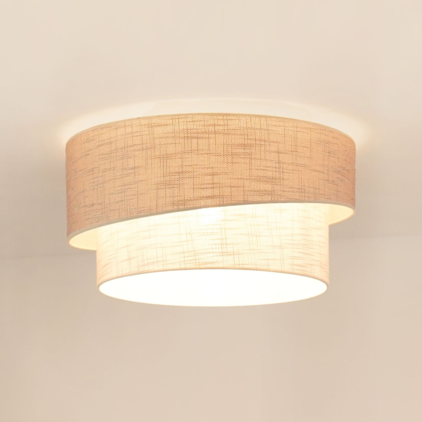 Brilagi - Stropna svjetiljka DOVER SHINE 1xE27/15W/230V pr. 50 cm siva/krem