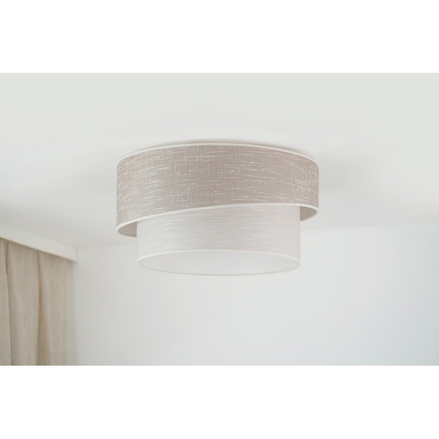 Brilagi - Stropna svjetiljka DOVER SHINE 1xE27/15W/230V pr. 50 cm siva/krem