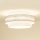 Brilagi - Stropna svjetiljka DOVER SPACE LED/12W/230V pr. 50 cm 3000K/4000K/6400K siva/krem