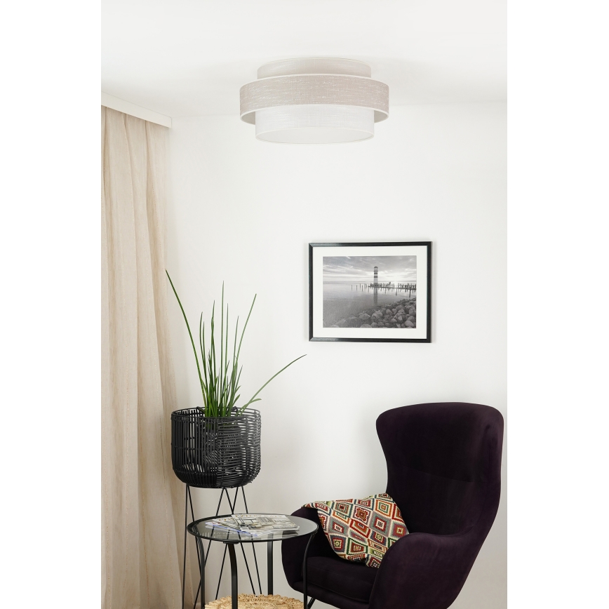 Brilagi - Stropna svjetiljka DOVER SPACE LED/12W/230V pr. 50 cm 3000K/4000K/6400K siva/krem