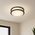Brilagi - Stropna svjetiljka ELARO 2xE27/40W/230V, promjer 26 cm, crna