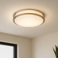 Brilagi - Stropna svjetiljka ELARO 4xE27/40W/230V promjer 41 cm zlatna
