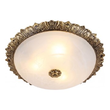Brilagi - Stropna svjetiljka FRESCO 2xE27/40W/230V promjer 30 cm mesing
