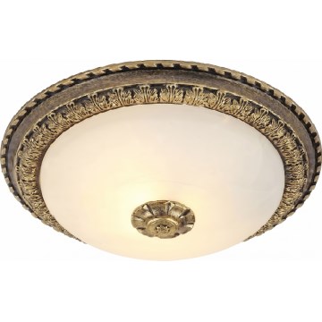 Brilagi - Stropna svjetiljka FRESCO 2xE27/40W/230V, promjer 30 cm, mesing