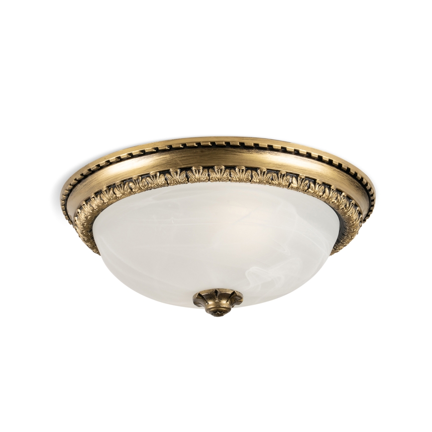 BRILAGI - Stropna svjetiljka FRESCO 2xE27/40W/230V, promjer 30 cm, mesing