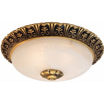 Brilagi - Stropna svjetiljka FRESCO 2xE27/40W/230V promjer 30 cm zlatna