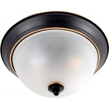 Brilagi - Stropna svjetiljka FRESCO 2xE27/40W/230V Ø 28 cm crna/zlatna