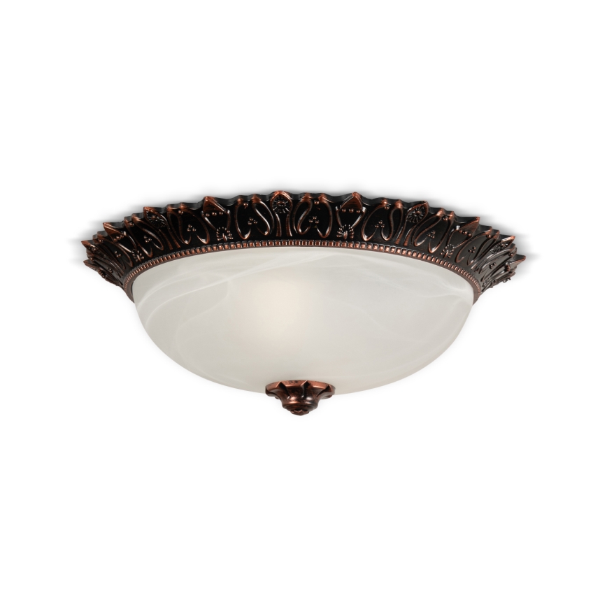 BRILAGI - Stropna svjetiljka FRESCO 2xE27/40W/230V Ø 30 cm brončana