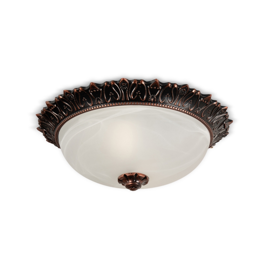 BRILAGI - Stropna svjetiljka FRESCO 2xE27/40W/230V Ø 30 cm brončana