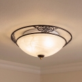 BRILAGI - Stropna svjetiljka FRESCO 2xE27/40W/230V Ø 43 cm smeđa