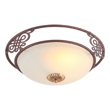 Brilagi - Stropna svjetiljka FRESCO 2xE27/40W/230V Ø 43 cm smeđa