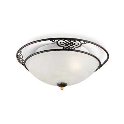 BRILAGI - Stropna svjetiljka FRESCO 2xE27/40W/230V Ø 43 cm smeđa