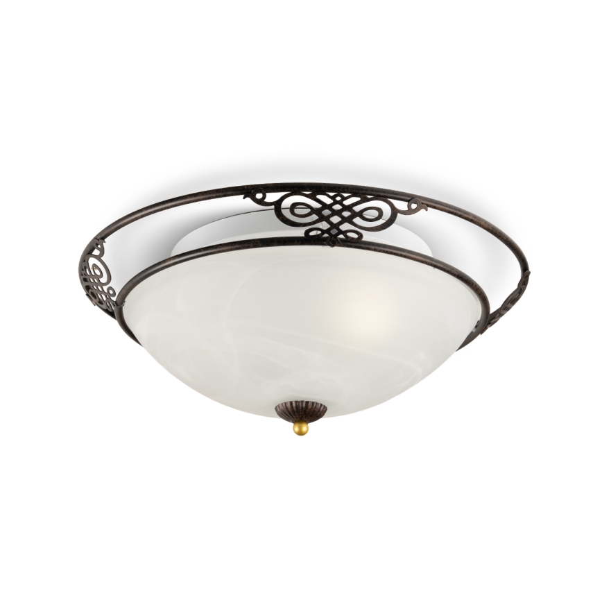BRILAGI - Stropna svjetiljka FRESCO 2xE27/40W/230V Ø 43 cm smeđa
