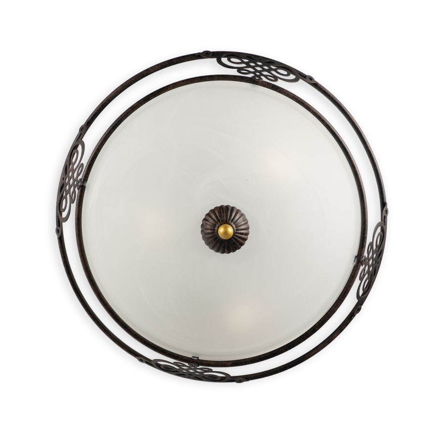 BRILAGI - Stropna svjetiljka FRESCO 2xE27/40W/230V Ø 43 cm smeđa