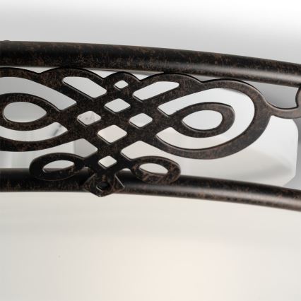 BRILAGI - Stropna svjetiljka FRESCO 2xE27/40W/230V Ø 43 cm smeđa