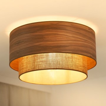 Brilagi - Stropna svjetiljka MONTANA BOHO 1xE27/15W/230V pr. 45 cm smeđa