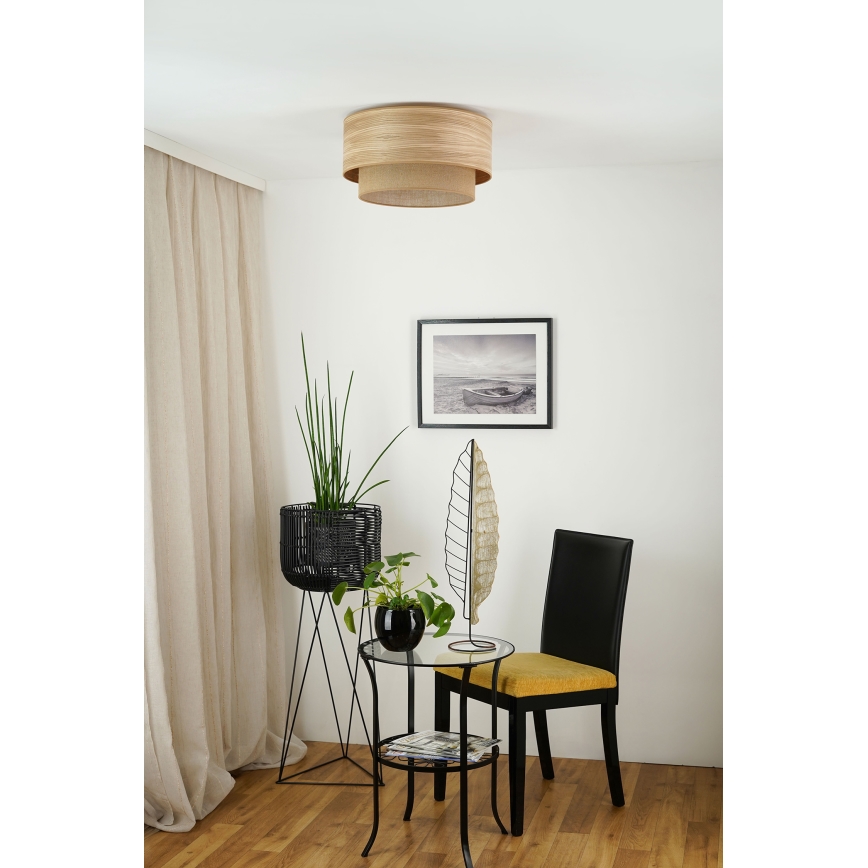 Brilagi - Stropna svjetiljka MONTANA BOHO 1xE27/15W/230V pr. 45 cm smeđa