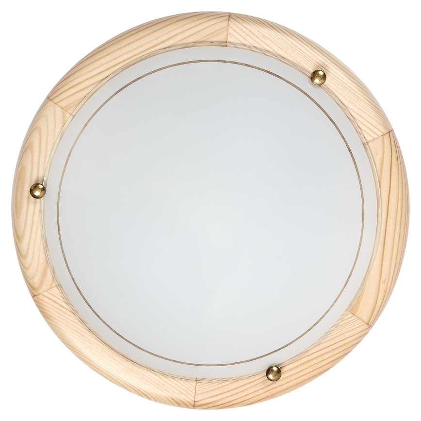 Brilagi - Stropna svjetiljka ORBIS 1xE27/60W/230V prom. 30 cm borovina