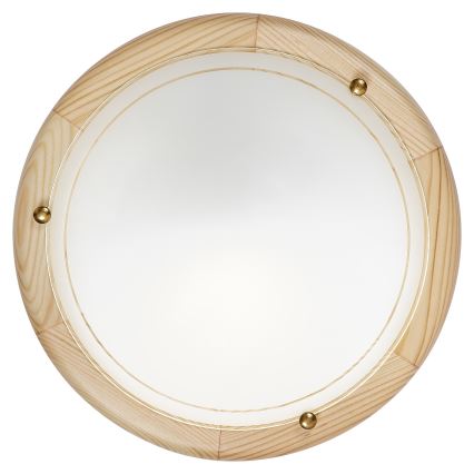 Brilagi - Stropna svjetiljka ORBIS 1xE27/60W/230V prom. 30 cm borovina