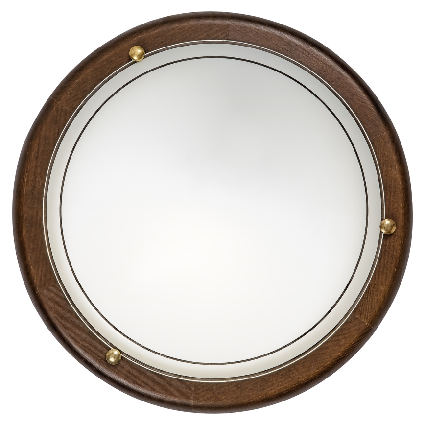 Brilagi - Stropna svjetiljka ORBIS 1xE27/60W/230V Ø 30 cm borovina